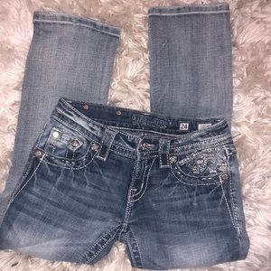 Miss Me Jeans Signature Cropped